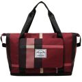Duffle Bag for Women Men Foldable Large Capacity Gym Tote Travel Shoulder Bags.