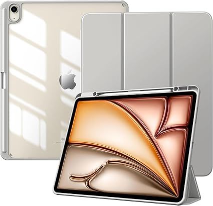 for%20iPad%20Air%204/5/6%20M3%2011%20Inch%202025%20Magnetic%20Slim%20Stand%20Tablet%20Case%20Transparent%20Acrylic%20Clear%20Back%20Cover%20-%20Image%205