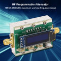 RF Attenuator, 5V 1dB Step Back 1-3800MHz RF Attenuator Variable 50 Ohm Impedance with USB Cable for Analyzer.