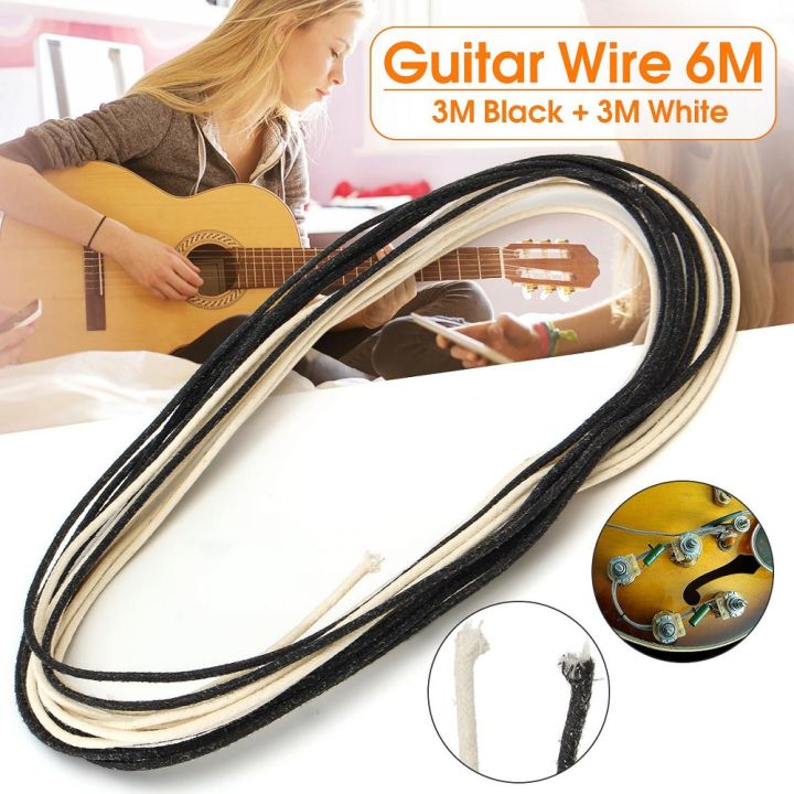 20 Feet Gavitt Vintage Style Pre-tinned Cloth PushBack Guitar Wire 22 awg -22ga -