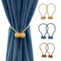 1 Pcs Magnet Curtains Buckles Modern Window Curtains Magnetic Tieback Holder Clips Holdbacks Curtain Strap Accessories - Porda strap.