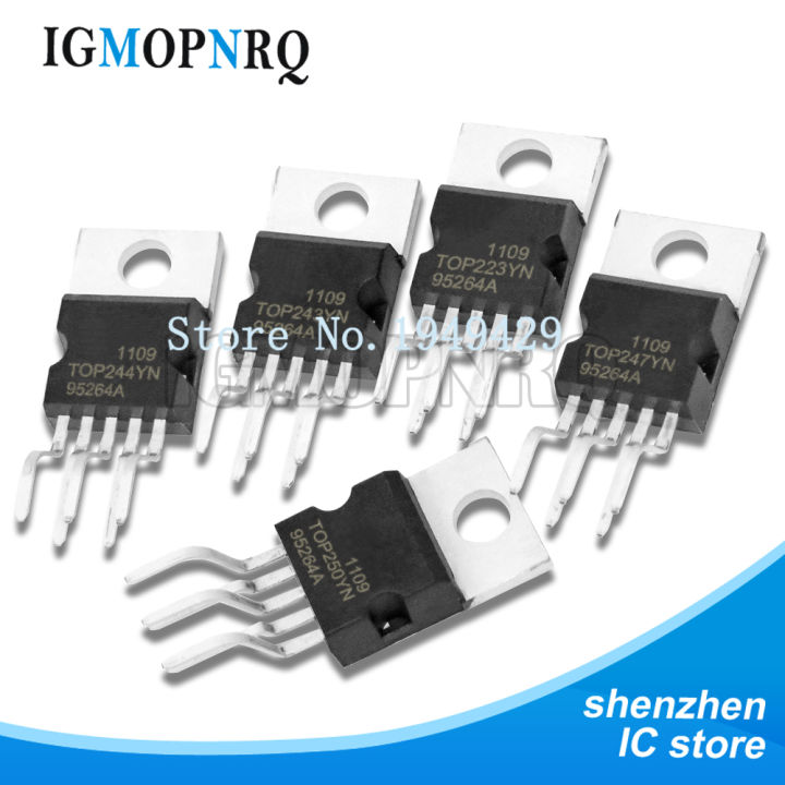 10PCS TOP247YN TOP243YN Power IC Chips - TO-220 Package Replacement Components