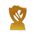 Sports Trophy Badminton Award Best player. 