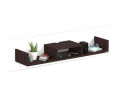 Trendy Mart Wall Mount TV Unit/TV Stand/Wall Set Top Box Stand/TV Cabinet/TV Entertainment Unit (Wenge)(Ideal for Upto 40").