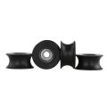 【YIYANGMAOYI111】4 DIY DSLR Camcorder U Groove Wheel for Top Compact Dolly Kit.