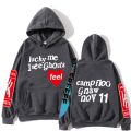 Kanye West Graffiti Letter Print Heavyweight Sweatshirts Lucky Me I See Ghosts Men Hoodie  Hop Hooded casual Hoodies. 