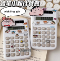 Convenient Calculation 8 Digits Cute Mini Portable Digit Calculator Cartoon Animal Small Cartoon Cute Calculator Lightweight Candy Color Learning Tools. 