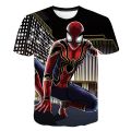 children t shirts fashion spider-man boys t shirt Marvel children t-shirt 2023 summer baby boys girls children 3D clothes kids. 