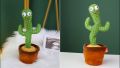 NiceBorn Dancing Cactus Plush Toys Shake Funny Early Education Toy 120 English Songs Cute Plush Toy playing with babies. 