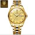 Poedagar 615 Stainless Steel styles watch for Men –White Gold. 