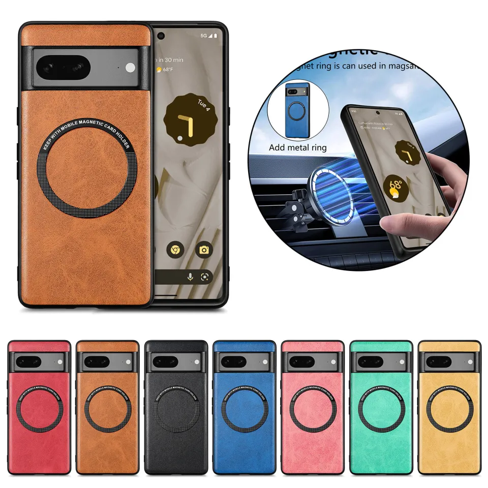 Applicable to Google Pixel Pro Phone Case Leather Magnetic