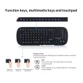 iPazzPort Mini Bluetooth＆ 2.4GHz Wireless Keyboard with Touchpad MouseCombo for Android TV Box/PC/Tablet/PS4/Raspberry Pi 3/HTPC. 