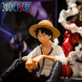 12cm One Piece Anime Figure Luffy Sitting Position Action Figure PVC Model Collection Statue Figurine Doll Toy For Birthday Gift Superman. 