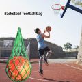 Football Net Bag Nylon Outdoor Sports Soccer Basketball Volleyball Bags Carry Portable Equipment. 