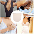 Women's Lace Cleavage Cover Up Mock Camisole Bra Underwears Strapless Wrapped Chest Invisible Clip-On Adjustable.