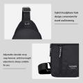 USB charging port Waterproof Shoulder Bag Versatile Lightweight USB Charging Port Shoulder Bag Multipurpose Waterproof Multipurpose Messenger Bag for Outdoor activities Business travelers College.
