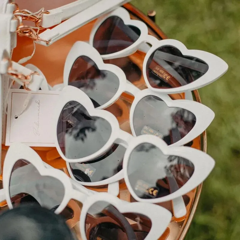 Bride To Be Bridesmaid Gift Heart Shaped Glasses Bachelorette