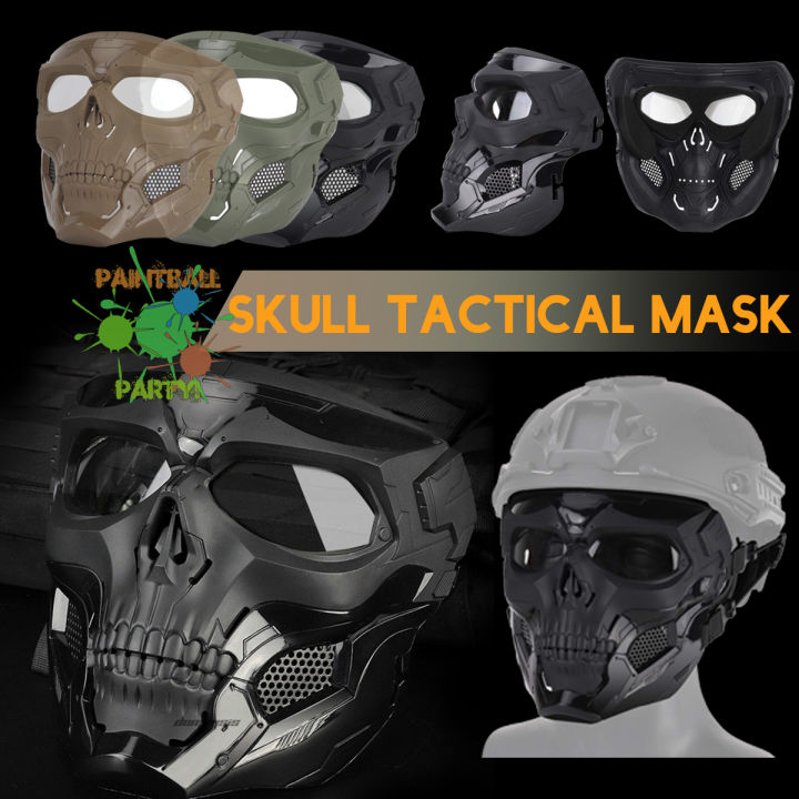 Schädel Airsoft Tactical Paintball Schutz Kampf Schädel Skeleton Gesicht