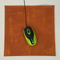 WhiteHat Nonslip Veg tanned leather Mousepad Gaming Mousepad for regular uses-Black.