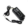 DC 3V-24V 5A Adjustable AC To DC Power Adapter DC Voltage Regulated Adapter Universal Adjustable Power Supply with Display Screen. 