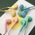 U19 Macaron 1.2M Universal Stereo Music Wired Earphone Headset With Microphone - Headphone-1pcs. 
