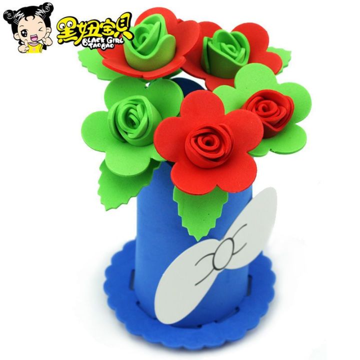1pcs%20children%20diy%20%203d%20eva%20%20foam%20flower%20flowerpot%20home%20decoration%20toy%20gift%20kids%20craft%20kit%20puzzle%20toy%20-%20Image%204