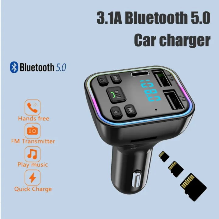 Car%20Bluetooth%20FM%20Transmitter%20Dual%20USB%20Car%20Charger%20Fast%20Charging%20Type%20C%20Car%20Phone%20Charger%20U%20Disk%20Play%20Mp3%20Player%20Handsfree%20Call%20-%20Image%205