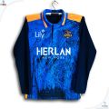 Dhaka Capaitals Full Sleeve Polo Cricket Jersey For Men - BPL Long Sleeve Collar Polo Jersey - Dhaka Jersey 2026. 
