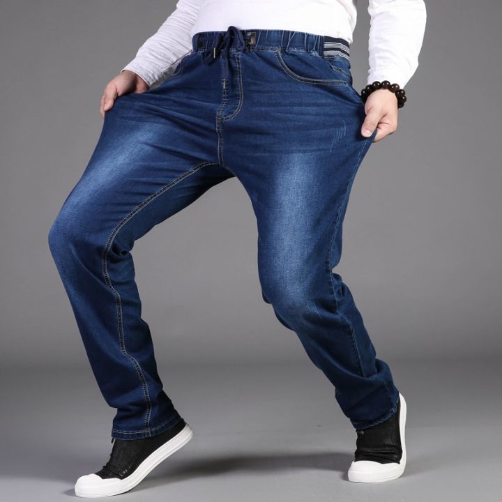 Men%20Extra%20Large%20Size%2032-50%20Stretch%20Waist%20High%20Elastic%20Jeans%20Designer%20Drawstring%20Straight%20Denim%20Pants%20Mens%20Casual%20Plus%20Size%207XL%20-%20Image%203