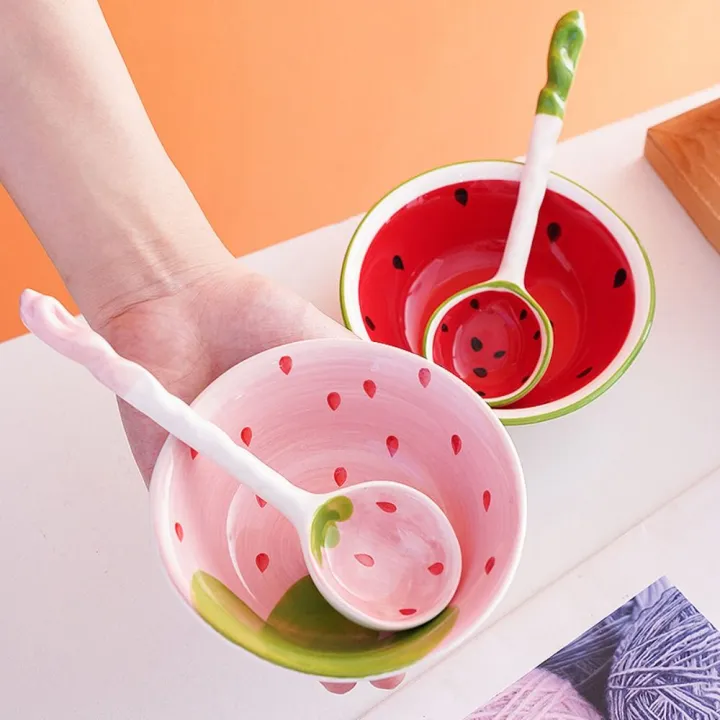 Large%20Cereal%20Bowl%20Scoop%20Watermelon%20Strawberry%20Shaped%20Hand%20Painted%20Ramen%20Spoon%20Long%20Handle%20Cute%20Kitchen%20-%20Image%207