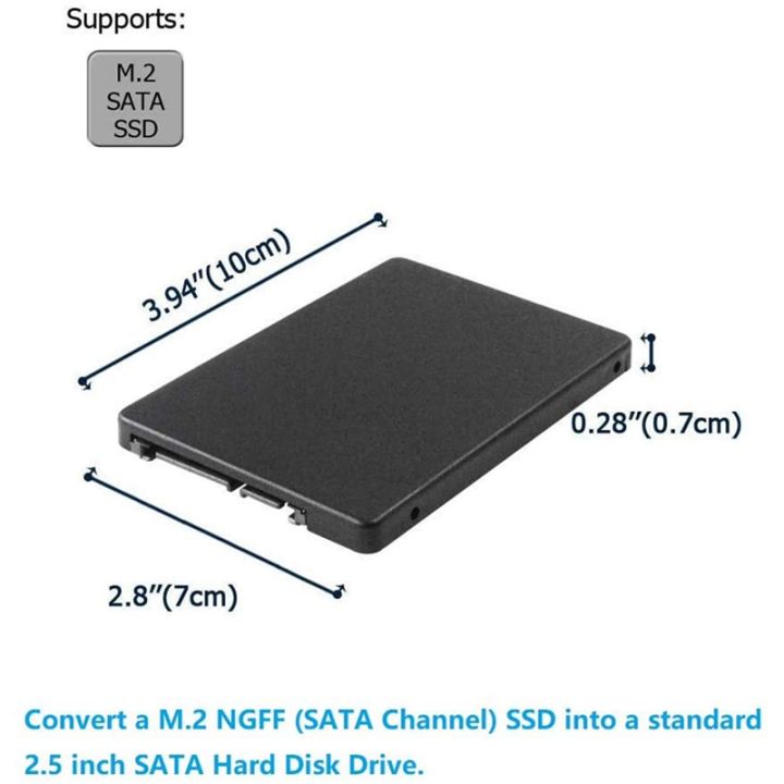 M.2%20NGFF%20to%202.5%20Inch%20SATA%20SSD/MSATA%20to%20SATA%20Adapter%20Card%20Case%20(B%20Key%20for%20PC%20Adapter%20M2%20+M%20Desktop%20Socket%20NGFF%20)%20-%20Image%204