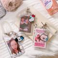 Xiaohongshu Same Style Pendant Acrylic Three-Inch Polaroid Photo Frame Girlfriend No Words Sweating Keychain Small Animal Couple Card Holder Birthday Gift. 