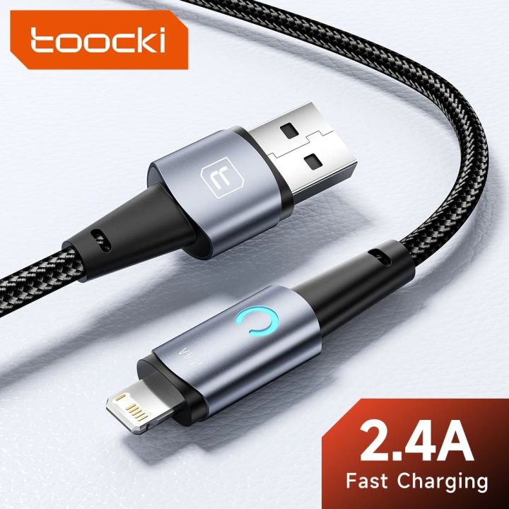 Toocki Lightning USB Cable For iPhone Data Cord Fast Charging