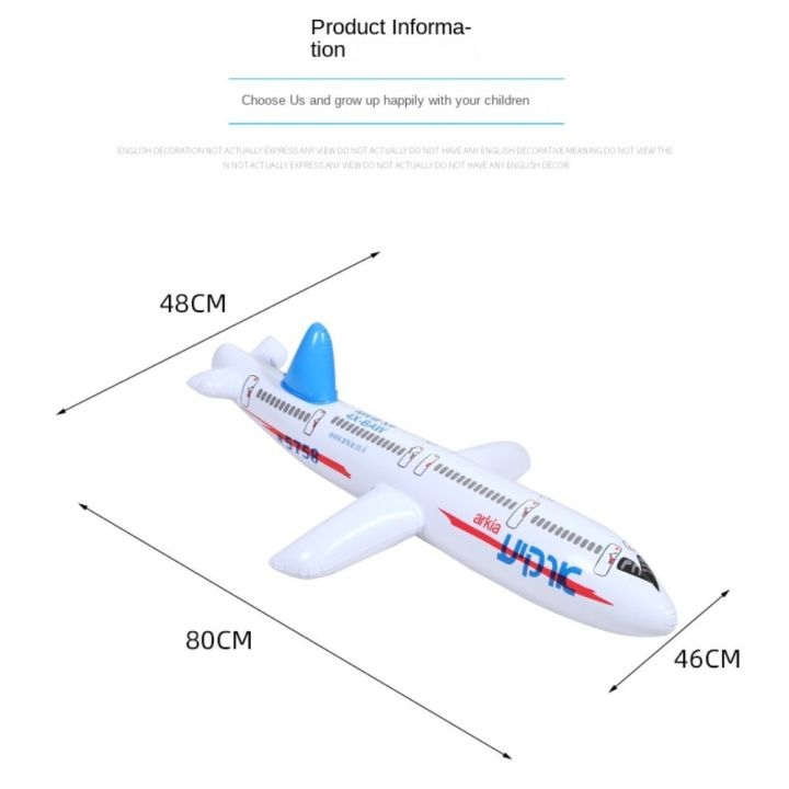 Classic%20Toy%20PVC%20Inflatable%20Airliner%20Toy%202%20Colors%2080cm%20Float%20Airplane%20Aircraft%20Planes%20Inflatable%20Airliner%20Outdoor%20Sports%20-%20Image%202