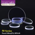 Startnow Fiber Laser Protective Windows Dia.50mm Coated 50x2 55x1.5 Optical Glass Protection Lens For Laser Cutting Welding Head.