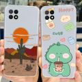Clear Slim Soft Coques For Oppo A73 5G Phone Case Back Cover Couple Heart Cartoon Flower Painted Funda For Oppo A73 CPH2161 Etui. 