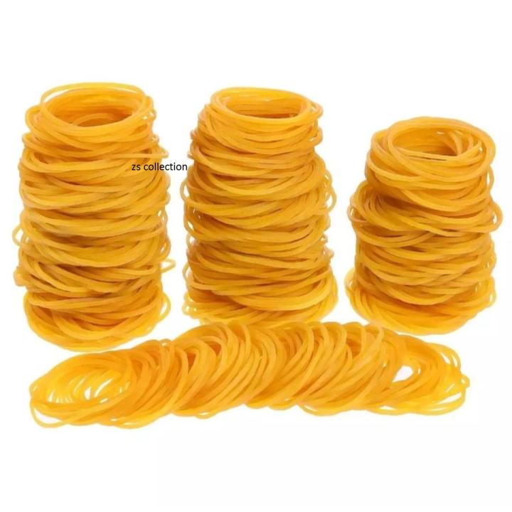 100Pcs Rubber Band Stretchable Elastic Band White 32mm X 1mm Hair Rubber Bands 655692872253 - View #3