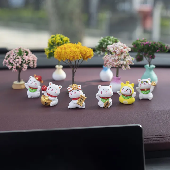 New%20Car%20Mini%20Tree%20Decorations%20Center%20Console%20Car%20Mounted%20Green%20Plant%20Accessories%20Simulated%20Flower%20Decoration%20Cute%20Gift%20For%20Girls%20-%20Image%203