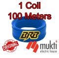 BRB Blue Cable 1X4.0RM 7-W BYA FR Skin Coated Single Core PVC Insulated Non-Sheathed Wire Copper Cord 4RM 7W. 