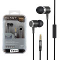 Baitong HST-22 Metal Earphone in-Ear with Controller Dynamic Bass Boost for Universal Phone Computer Headset. 
