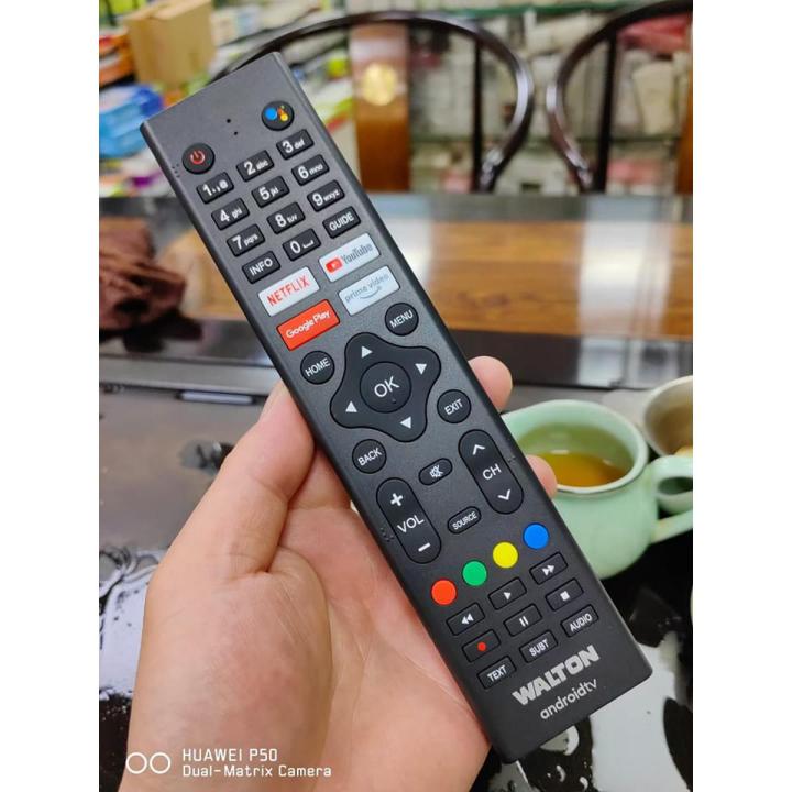 Replace Walton Remote Control Compatible with WALTON Smart Android TV W32D120G WD32D120HG1 W32D120HG3 WD-RS40EG1 W43D210EG1 W32D120EG1 W32D120HG2 WD-EF32G WD-EF32EG WD-EF32HG1 WD-RS40G W43D210G