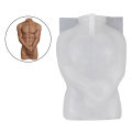 3D Human Body Art Model Silicone Resin Casting Mould 6.2x4x9.7cm. 
