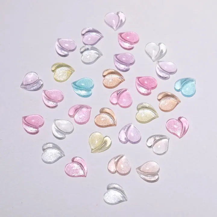1Bag%203D%20Transparent%20Love%20Heart%20Charm%20For%20Nail%20Art%20Decoration%20Clear%20Resin%20Nail%20Charms%20Rhinestone%20Jewelry%20for%20Manicure%20Accessories%20-%20Image%204