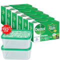 Free 2pcs Tiffin Box with Dettol Original Soap Germ Defence Pack of 6 (70gm X 6), Bathing Bar Soaps with protection from 99.99% illness-causing germs.. 