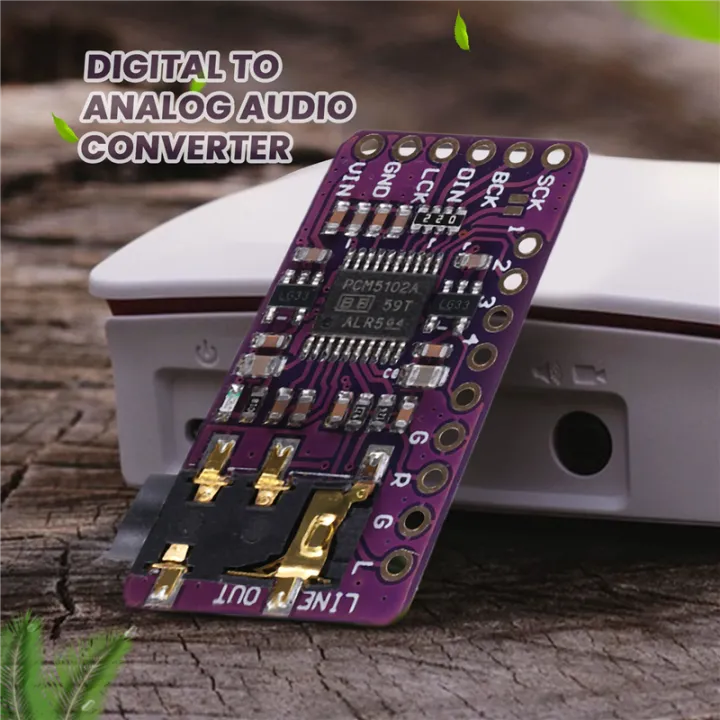 PCM5102 I2S IIS Digital Audio DAC Decoder Module Stereo DAC Digital-To-Analog Converter Voice Module for