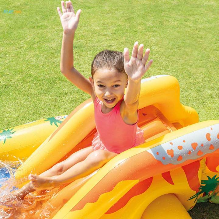 Swimming Park with Slide Toy with Water Girls