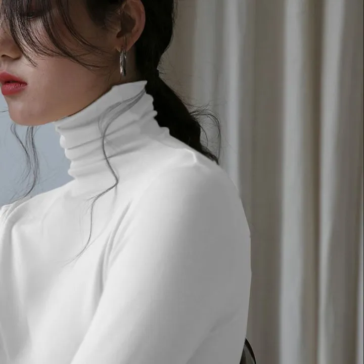 Large%20Size%20Women's%20Turtleneck%20Bottoming%20Shirt%20Winter%20All-Matching%20Students%20plus%20Velvet%20Thickened%20Black%20Heap%20Collar%20Long%20Sleeves%20ins%20Top%20-%20Image%207
