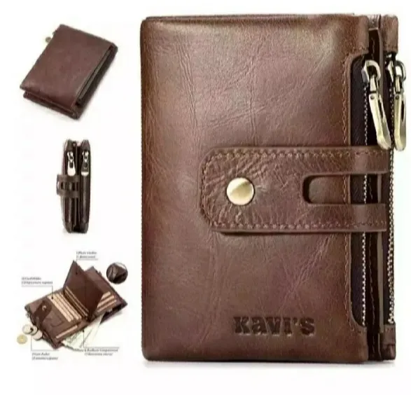 Kavis%20100%25%20Leather%20High%20quality%20Long%20Lusting%20Wallet%20For%20Man%20-%20Wallet%20For%20Men%20-%20Image%202