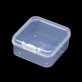 1-24 Pieces Small Clear Plastic Beads Storage Containers Box with Hinged Lid Storage Case of Small Items Crafts Jewelry Hardware. 