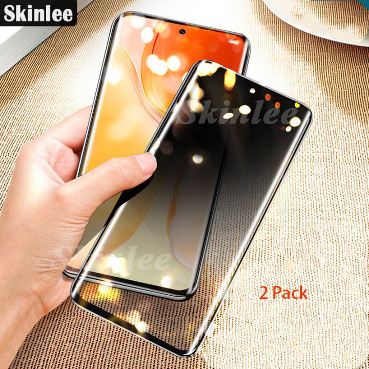 2pcs for Tecno Spark 20 Pro Plus Privacy Glass Screen Protector Film for Tecno Spark 20 Pro+ Full Cover Screen Tempered Glass Privacy Protector Phone Case